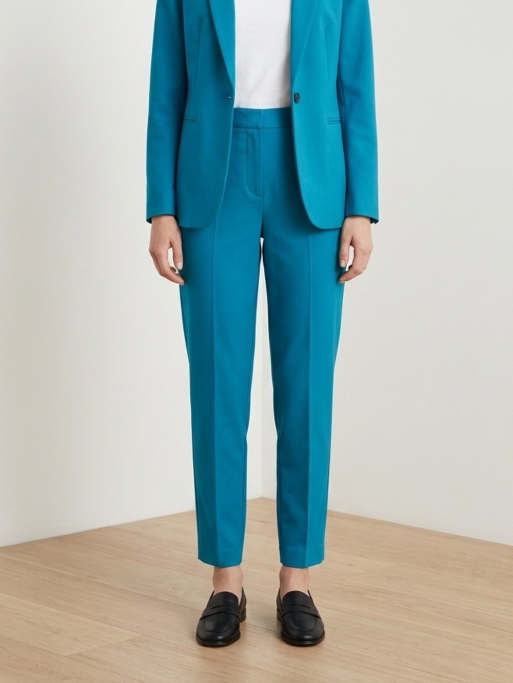 ⚡️a new day | Bright Turquoise Tailored Ankle Trousers | Size 12